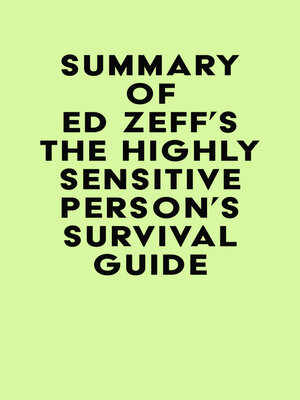 cover image of Summary of Ted Zeff's the Highly Sensitive Person's Survival Guide